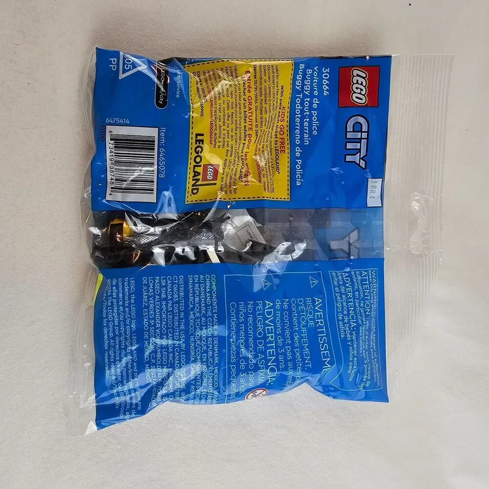 LEGO City 30664 Police Off-Road Buggy Car Polybag 35 Pieces Minifigure Sealed